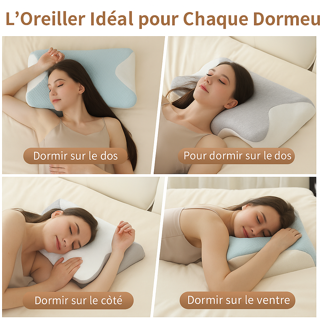 oreiller memoire de forme ideal pour chaque dormeu