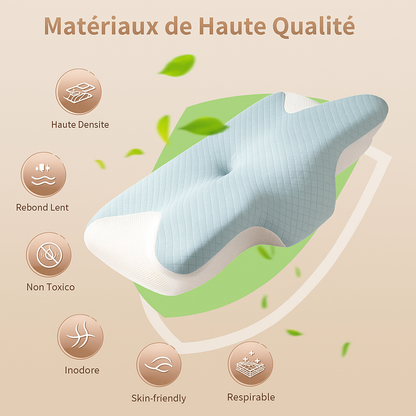 oreiller memoire de forme materiaux de haute qualite